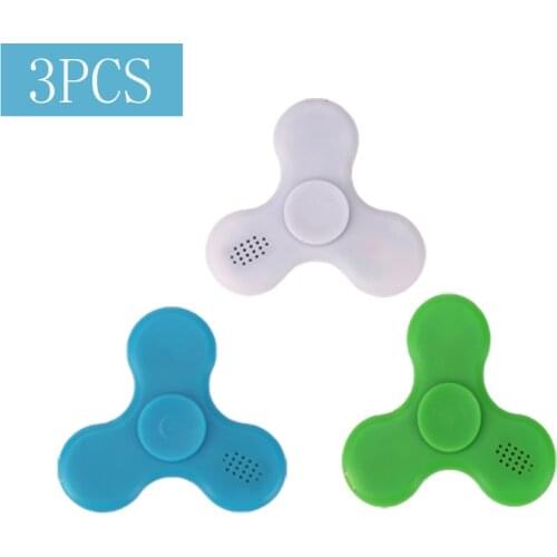 Fidget Spinner Bluetooth Speaker Led Toy Fidget Edc Hand Spinner Anti Stress Fluorescent Adult Kids Decompression Finger Toy