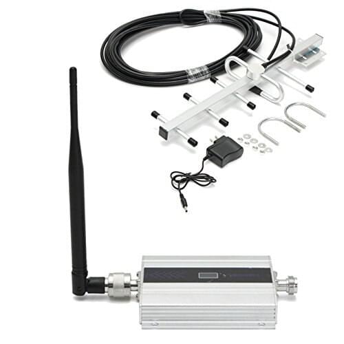 Single Frequency GSM 900Mhz Mobile Signal Booster with yagi antenna Kit for cell phone
