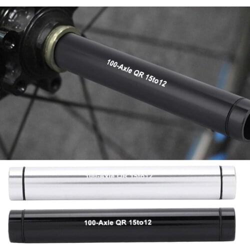 Aluminum Alloy MTB Road Mountain Bike 100mm Fork 15mm to 12mm Thru Axle Adapter Bicycle Accessories Replacement Parts
