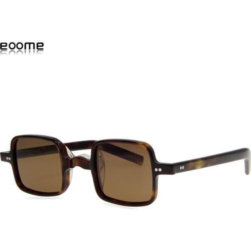 Vintage Small Square Frame Handmade Acetate Gregory Peck Retro small face shape Eyewear Make Reading Glass Lens