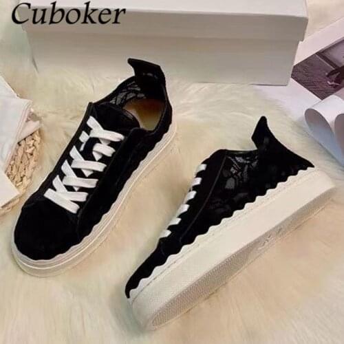 2021 Brand Runway Women Flat Causal Shoes Lace Air Mesh Female Lace Up Trainers Sneakers Spring Summer Women Canvas Shoes Mujer
