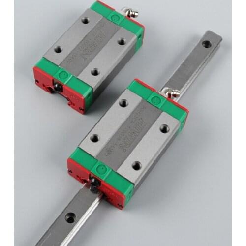 2pcs 100% original HIWIN linear guide rail EGR25 -L 1000mm + 4pcs EGH25CA linear block for CNC router