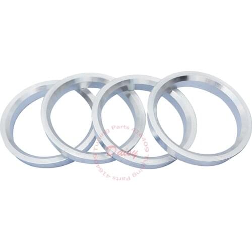 4pcs/lot) ID=54.1mm OD 56.1/56.6/57.1/60.1/64.1/66.1/66.6/67.1/73.1 Aluminum Car Wheel Hub Centric Rings