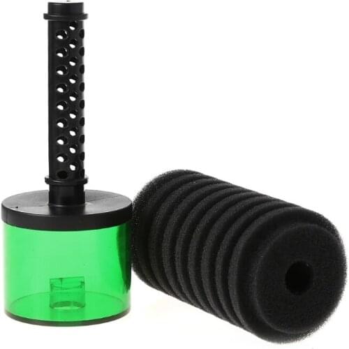 Aquarium accessories Fish Tank Biochemical Sponge Filter Air Pump Double Head w/ Suction Cup Drop shipping
