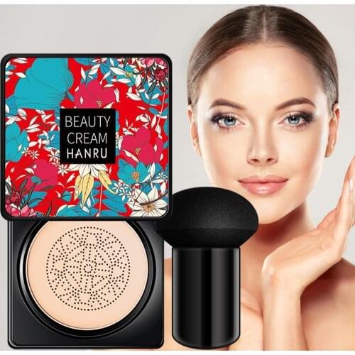 B.B Cream Waterproof Brightens Concealer Face Powder Mineral Foundations With Soft Mushroom Sponge Heads Puff Make Up Supplies