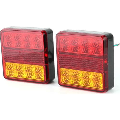 Truck Light System truck accessories 22LED Tail Light License Plate Lamp High Brightness IP67 Waterproof for Trucks Trailer