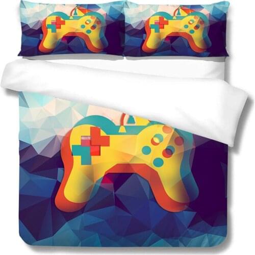 Bedding Set Xbox Game Handle Printed Duvet Cover Sets Polyester Bedclothes Super Soft Breathable Room Decoration