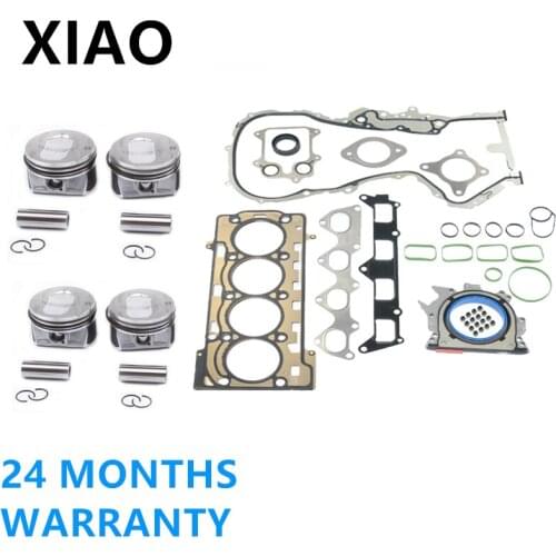 03C 198 151F1.4TSI Engine Cylinder Head Gasket Valve & Piston Ring Set For VW Golf Jetta Tiguan Audi A1 03C129717C 03C103383AH