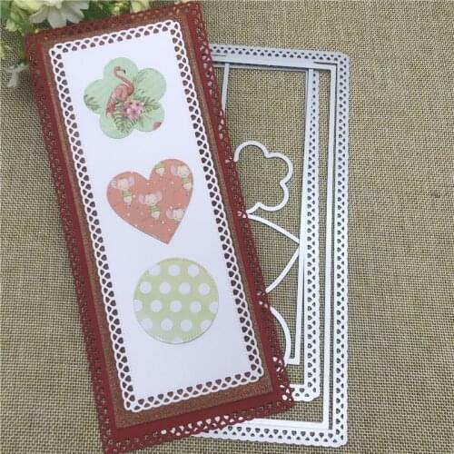 Large label mold Lace frame Metal Cutting Dies Stencils For DIY Scrapbooking Decorative Embossing Handcraft Die Cutting Template