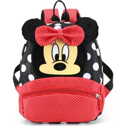 Cute Cartoon Children Bags kindergarten Schoolbag Mickey Minnie Kids Backpack Children School Bags Baby Girls Boys Backpacks
