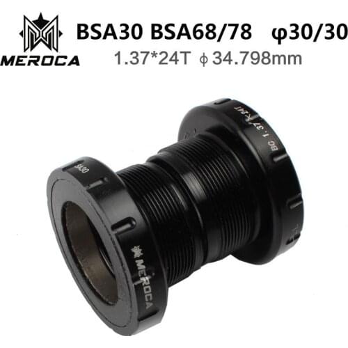 MTB BSA30 BB68 Five-way MTB Road Bike External Bearing Aluminum alloy Bottom Brackets for BB30//PF30/386 Bicycle BB Parts