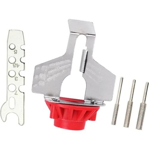 Chainsaw Sharpening Kit Electric Grinder Sharpening Polishing Attachment Set Saw Chains Tool Hardware