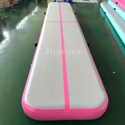 Cheap Blue Inflatable Airtrack Tumbling Mat Inflatable Gymnastics Air track For Training With a Pump
