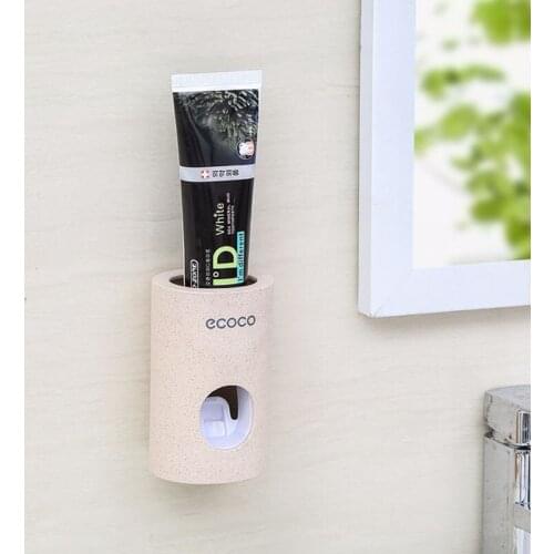 Originality No nail and sticker type automatic toothpaste device for the European and American toothpaste Wheat material AB150