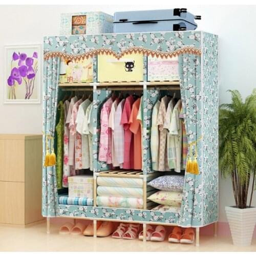 Latest wooden wardrobe length 130cm