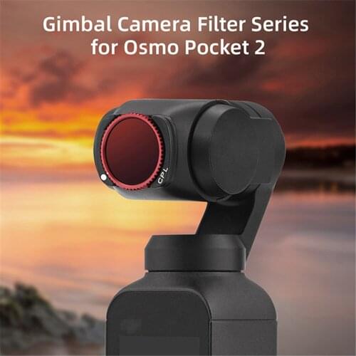 Professional Gimbal Camera Lens Filter UV CPL ND4 ND8 ND64-PL ND32-PL Filters for Osmo Pocket 2 PTZ Camera Accessories
