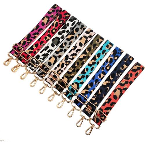 Women Nylon Bag Strap Adjustable Jacquard Wide Handbag Strap Crossbody Shoulder Handle Luggage Bag Accessories Purse Handles