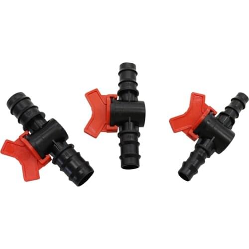 Garden tap 1/2",5/8",3/4" Irrigation Water Valve Irrigation Water Hose Mini Valve Watering Pipe Waterstop connectors 20 Pcs