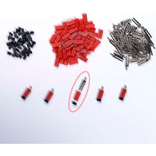 Dental Laboratory Use Double Twin Pin with Plastic Easily used with Pindex Machine 21mm 500 sets