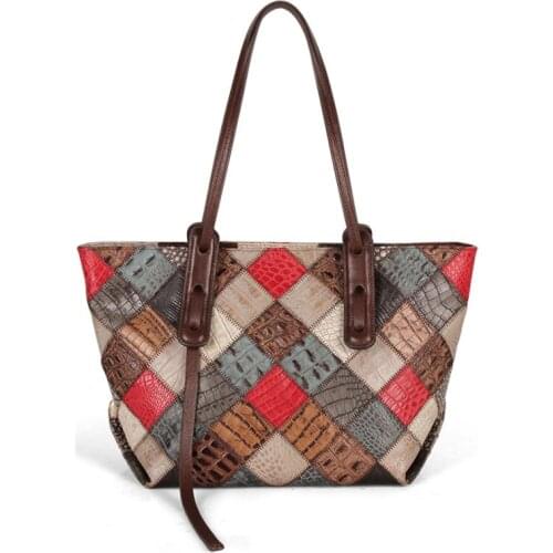 Real Cowhide Leather Shoulder Bag Leisure big bag Quality Genuine Leather Bag Luxury Designer Famous Brand Womens bag