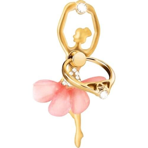 Ballet Girl Mobile Phone Holder Universal Phone Ring Holder Phone Stand Finger Ring Holder Tables Support Celular for iPhone