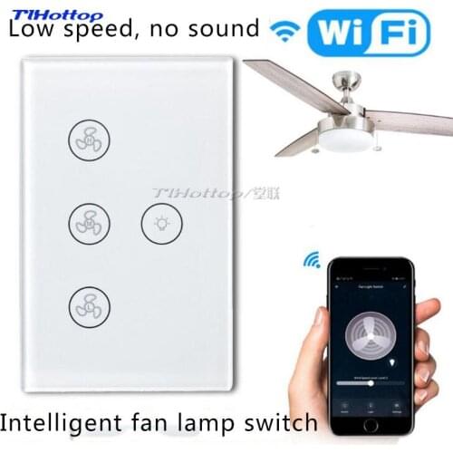 Wifi Intelligent Switch Touch The Wall Switch Intelligent Fan Light Switch