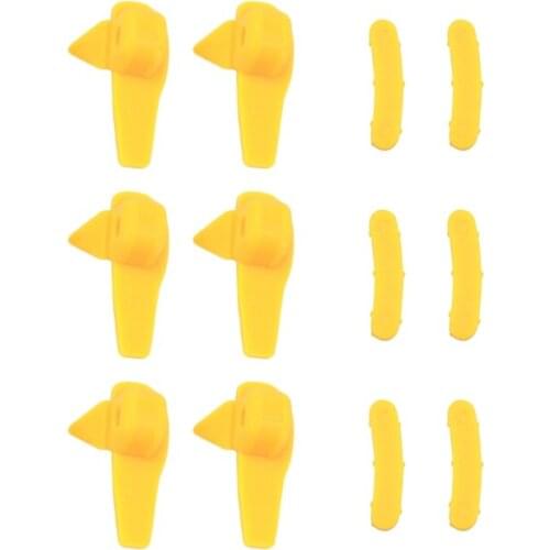 12pcs Tyre Changer Part Nylon Mount Demount Head Duck head Insert Rim Protector