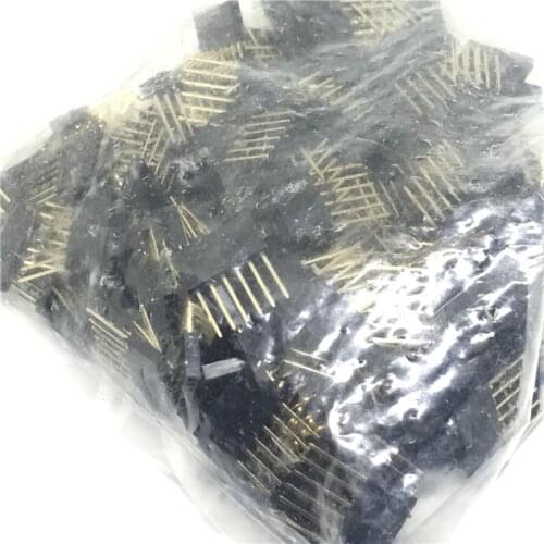20PCS 6 PIN Single Row Straight FEMALE PIN HEADER 2.54MM PITCH pin long 11MM Strip Connector Socket 1X6 6PIN FOR arduino PCB
