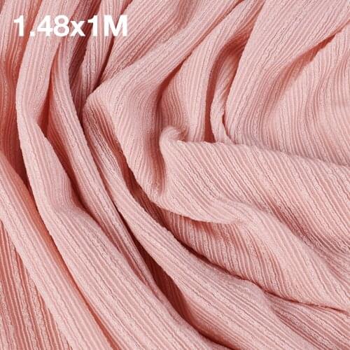 Acetate Fiber Fabric Crepe Elastic Lightweight Comfort Breathable for Summer Loose Pants Wide-leg Trousers Dresses Fashion