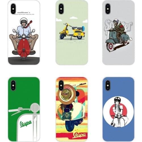 Accessories Phone Shell Covers For Xiaomi Mi4 Mi5 Mi5S Mi6 Mi A1 A2 A3 5X 6X 8 CC 9 T Lite SE Pro Vespa Scooter