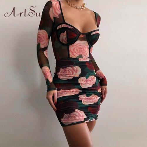 ArtSu Fashion Denim Dresses