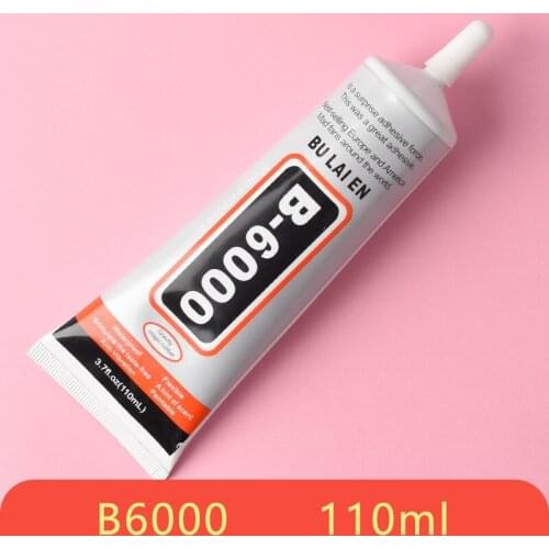 B6000 110ml Liquid Epoxy Resin Super Glue DIY Jewelry Rhinestone Crafts Multipurpose Adhesive Fix Phone Screen Glass Nail Gel