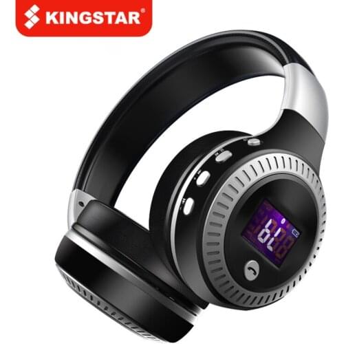 KINGSTAR B19 Wireless Headphones with fm Radio Bluetooth Headset Stereo Earphone with Microphone for Computer Phone Support TF