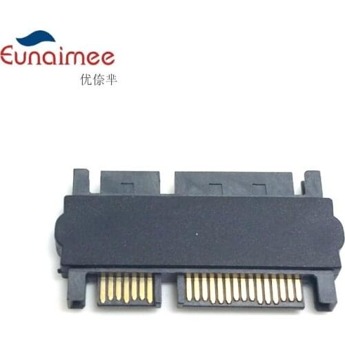 Eunaimee 3.5 & 2.5inch SATA 22Pin 7+15 Male to SATA 22P 7+15 Male extension convertor