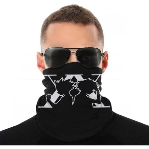Hunter X Hunter Hxh Killua Gon Scarf Neck Face Mask Unisex Tube Scarf Tubular Bandanas Protective Headband Cycling Camping