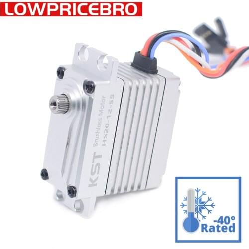 KST HS20-12-55 UAV 50kg TTL Feedback Metal Gear HV Servo Motor for Drone UAV Helicopter RC Car Boat Robot Airplane
