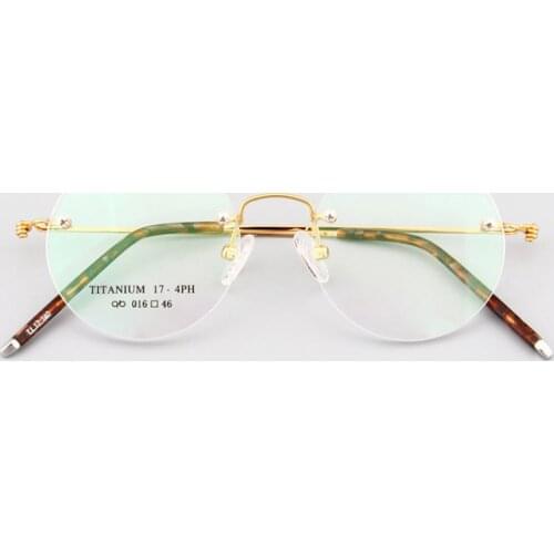 Luxury PRIVATE Custom Manual Pure Titanium Frame Round High-elastic Lenses Mens Women Prescription Glasses Photochromic