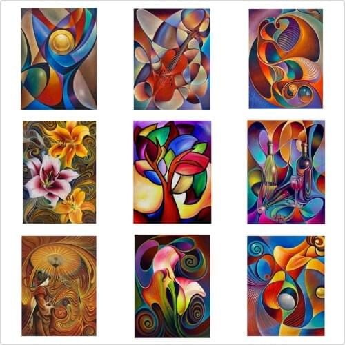 Full Square/Round Drill 5D DIY Diamond Painting Kit "Abstract painting" Embroidery Cross Stitch Moasic 3D Home Decor Gift