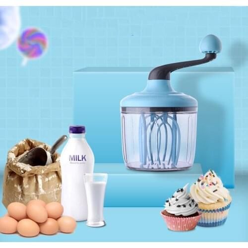 Manual Stainless Steel Milk Frother Kitchen Food Stand Mixer Cream Egg Whisk Blender Cake Dough Bread Maker Kitchen