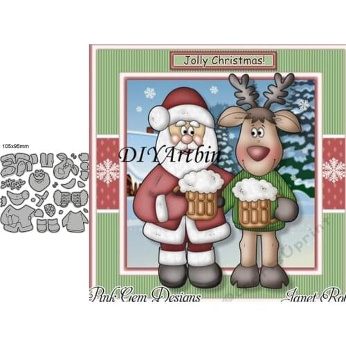 Christmas celebration cutting embossing die new 2020 Greeting card making cutting dies for birthday card