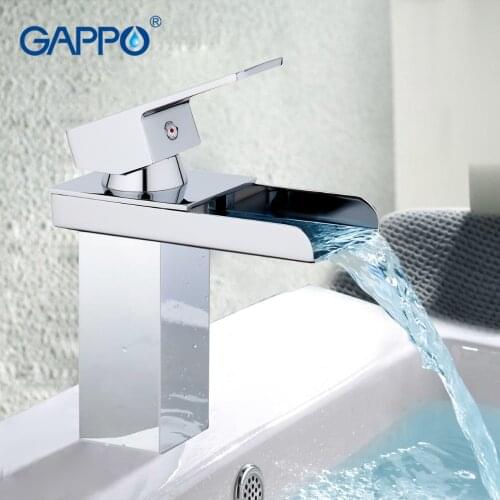 GAPPO waterfall basin faucet bathroom basin mixer tap faucet bath tap mixer torneira para banheiro wash bath faucet basin taps