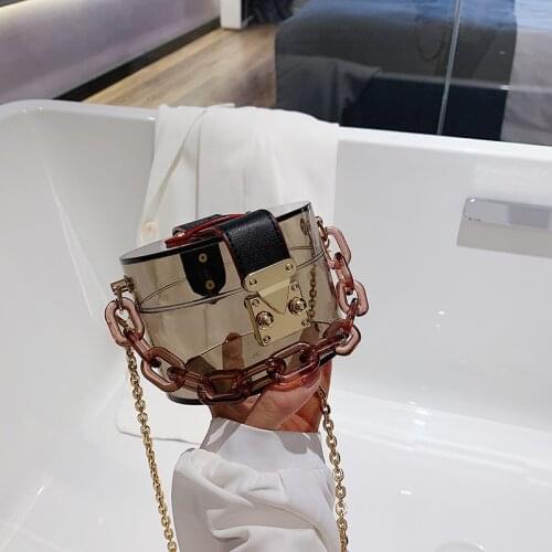 Clear Bags For Women 2020 Purses And Handbags Luxury Designer Wholesale Crossbody Bag For Women With Chain Small Box Luxury Bag