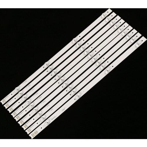 9pcs/set LED backlight strip for TCL L55P3 CUS LVU550ND1L55P3 55BC7600 55U6780C Thomson 55uc6006s tmt_55p3_8x4+1x4_3030C_d6t-2