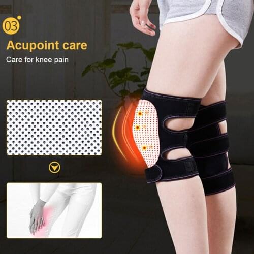 Tourmaline Self Heating Knee Pads Magnetic Therapy Kneepads Pain Relief Arthritis Brace Support Patella Knee Sleeves Pads