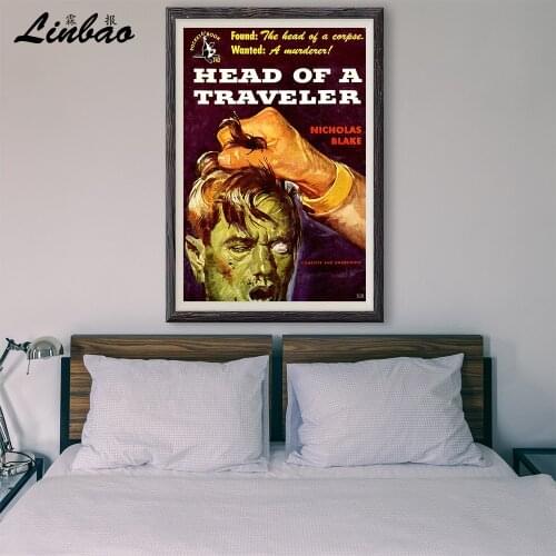 V039 1950 Somethng He Ate？ Vintage Classic Movie Custom Silk Poster Home Deco Wall Art Christmas Gift