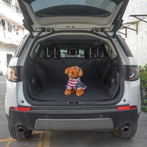 Car Waterproof Trunk Mat Dog Pets Cargo Liner Cover Non Slip Car Trunk Protector Back Seat Cover Pockets for Car Pet Barrier 1PC