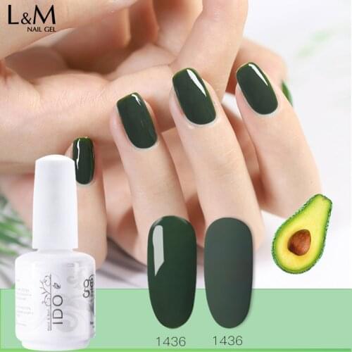 6 Pcs/lot IDO Gel Nail NEW Arrival Morandi 36 Colors Series Nail Gel Polish Soak Off Long Lasting UV/ LED matte top Series Art