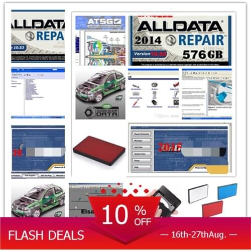 Alldata 2020 Hot sale 10.53v repair software mit//chell vivid workshop atsg ElsaWin 24 in 1tb hdd usb3.0 alldata software