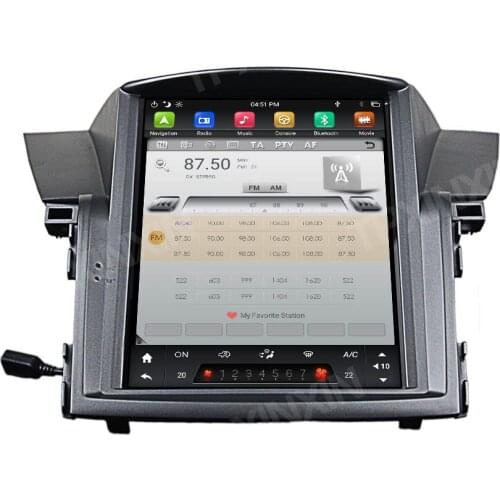 For Honda CRV 2007-2012 Android 9.0 Tesla Style PX6 Car No DVD Player GPS Navigation Multimedia Player Carplay Stereo Head Unit