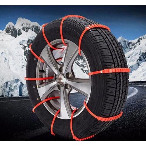 10Pcs Car Winter Tire Wheels Snow Chains Snow Tire Anti-skid Chains Wheel Tyre Cable Belt Winter Outdoor Emergency Chain